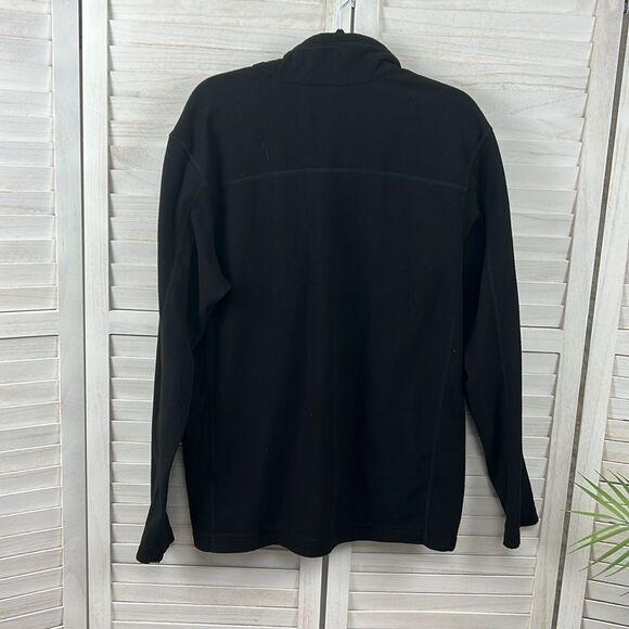 Patagonia Black Quarter-Zip 1/4 Zip Fleece Pullover Large - Picture 6 of 7